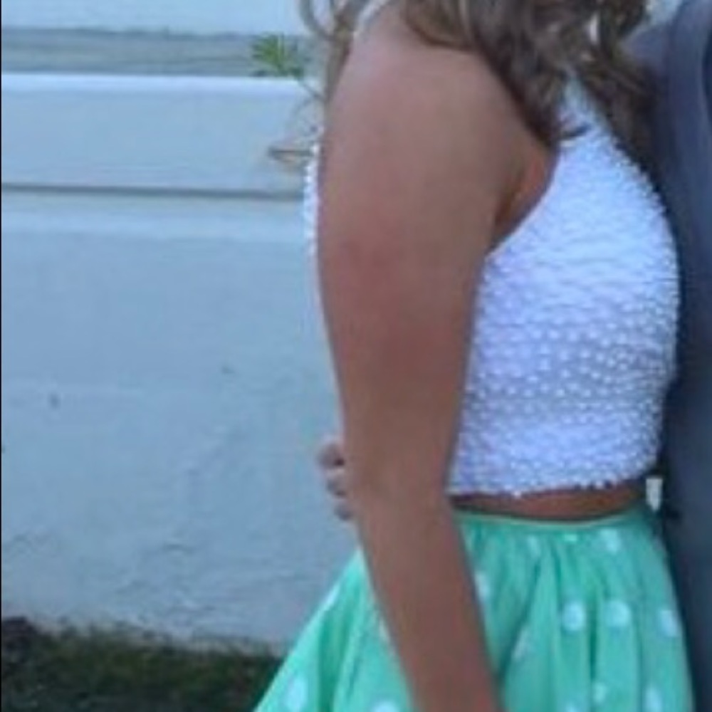 Sherri Hill mint green dress